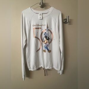 Women's Walt Disney World Mickey Mouse EARidescent  Pullover Shirt Sz Med